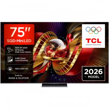 TCL Smart Τηλεόραση 75" 4K UHD SQD-Mini LED C8L HDR (2026) 75C8L TCL Smart Τηλεόραση 75" 4K UHD SQD-Mini LED C8L HDR (2026) 75C8L